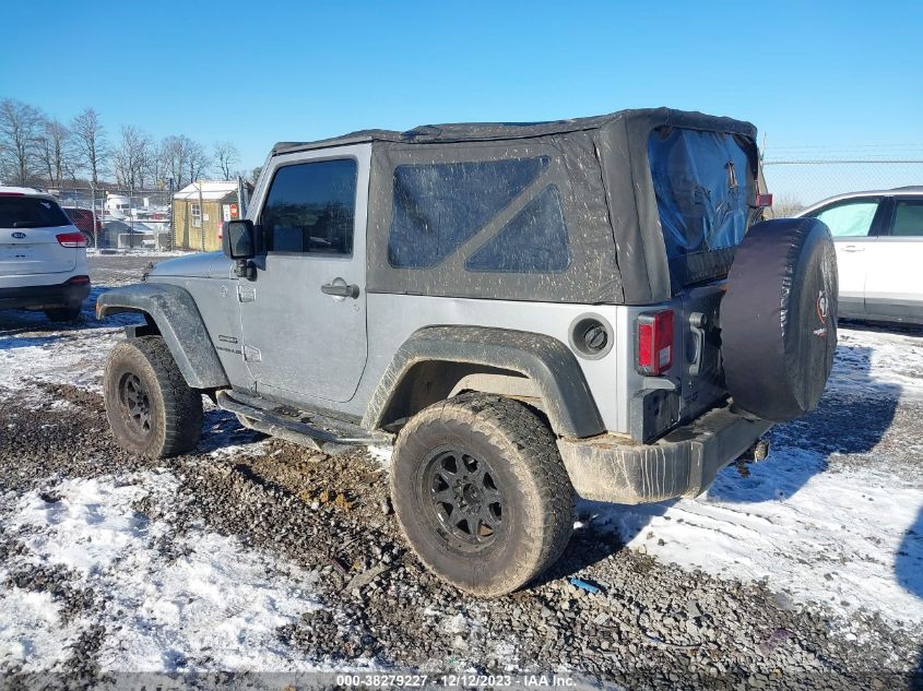 2013 Jeep Wrangler Sport VIN: 1C4AJWAG1DL625415 Lot: 38279227