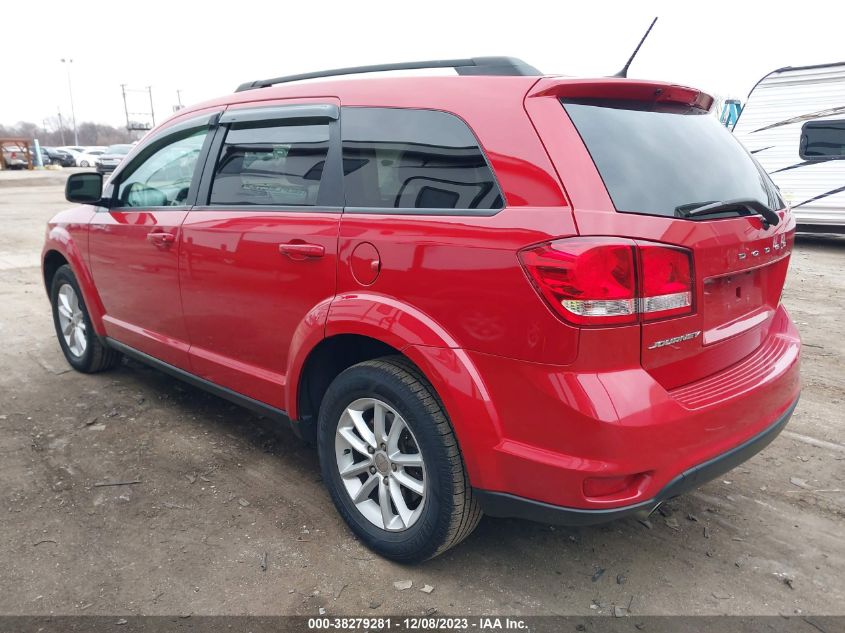 2015 Dodge Journey Sxt VIN: 3C4PDCBG8FT742334 Lot: 38279281