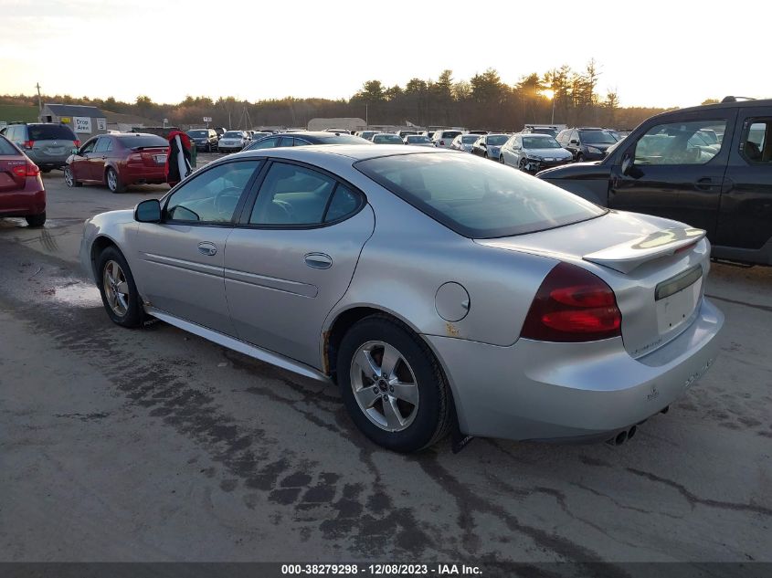 2005 Pontiac Grand Prix Gt VIN: 2G2WS522751167892 Lot: 38279298