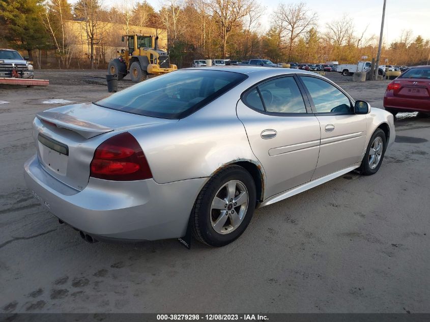 2005 Pontiac Grand Prix Gt VIN: 2G2WS522751167892 Lot: 38279298