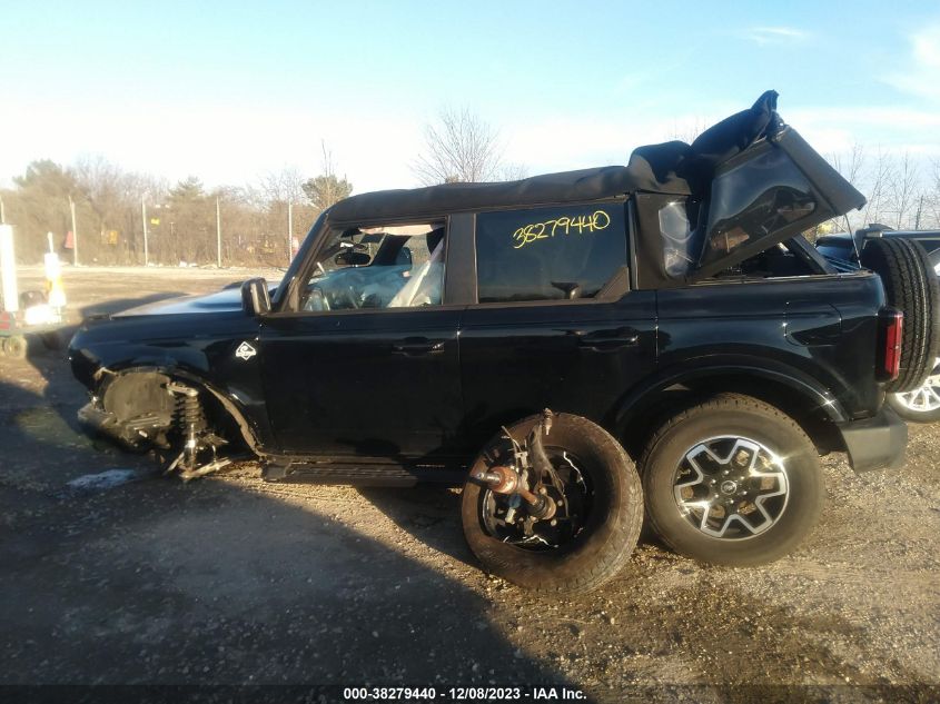 2022 Ford Bronco Outer Banks VIN: 1FMDE5DH2NLB77781 Lot: 38279440