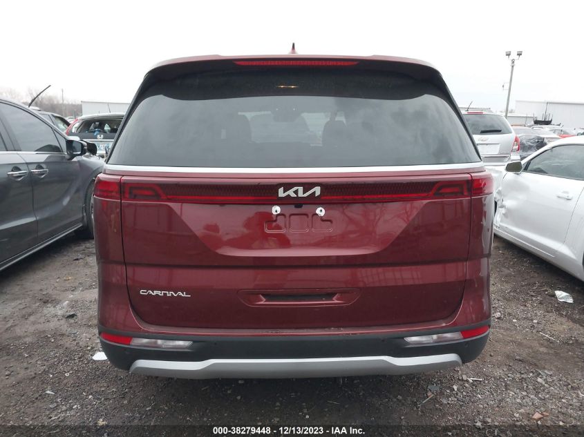 2024 Kia Carnival Mpv Lx Seat Package VIN: KNDNB4H34R6343328 Lot: 38279448