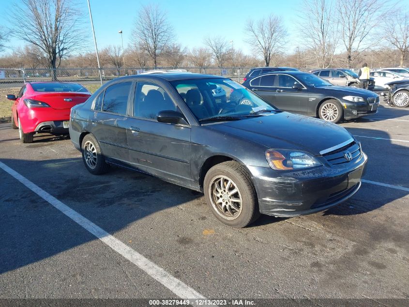 2003 Honda Civic Ex VIN: 2HGES26893H518666 Lot: 38279449