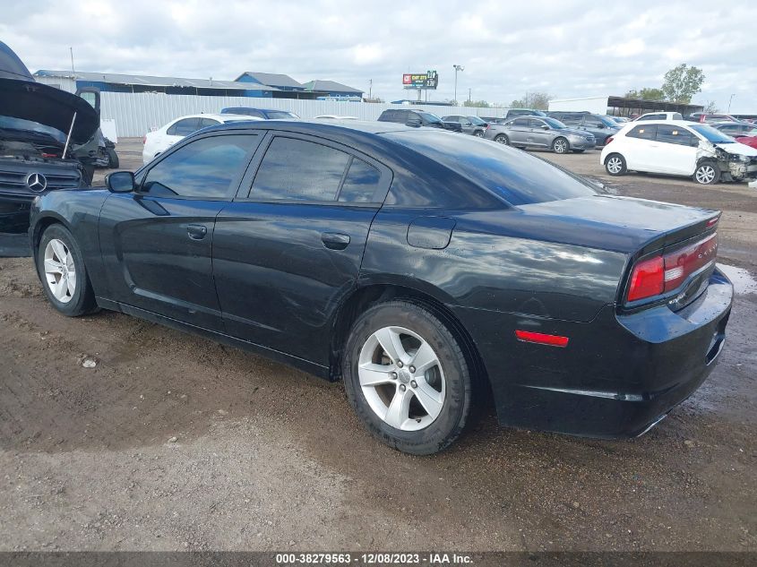 2013 Dodge Charger Se VIN: 2C3CDXBG0DH696272 Lot: 38279563