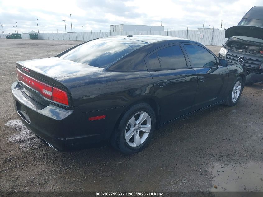 2013 Dodge Charger Se VIN: 2C3CDXBG0DH696272 Lot: 38279563