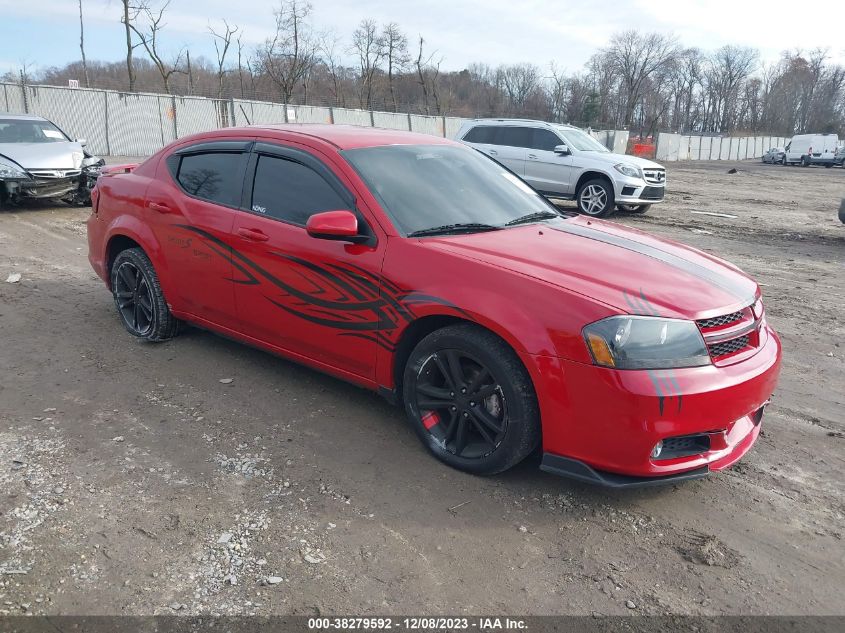 2013 Dodge Avenger Sxt VIN: 1C3CDZCBXDN548412 Lot: 38279592