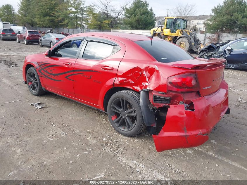 2013 Dodge Avenger Sxt VIN: 1C3CDZCBXDN548412 Lot: 38279592