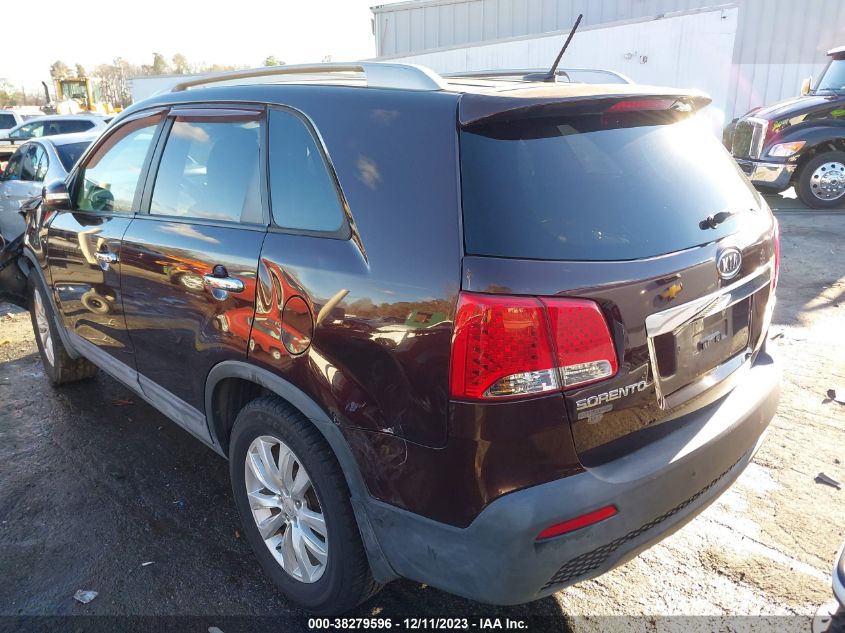 2011 Kia Sorento Ex VIN: 5XYKU4A23BG104239 Lot: 38279596