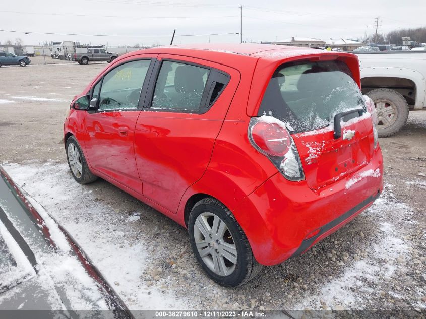 2014 Chevrolet Spark Ls Manual VIN: KL8CA6S95EC474503 Lot: 38279610