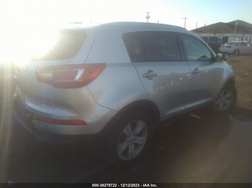 2012 Kia Sportage Lx VIN: KNDPB3A27C7216031 Lot: 38279722