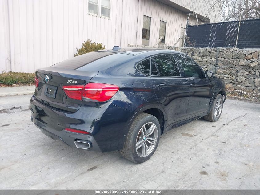 2018 BMW X6 xDrive35I VIN: 5UXKU2C56J0X48607 Lot: 38279895