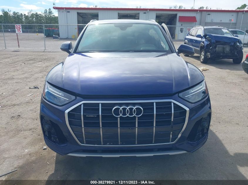 2021 Audi Q5 Premium VIN: WA1AAAFY9M2003469 Lot: 38279921