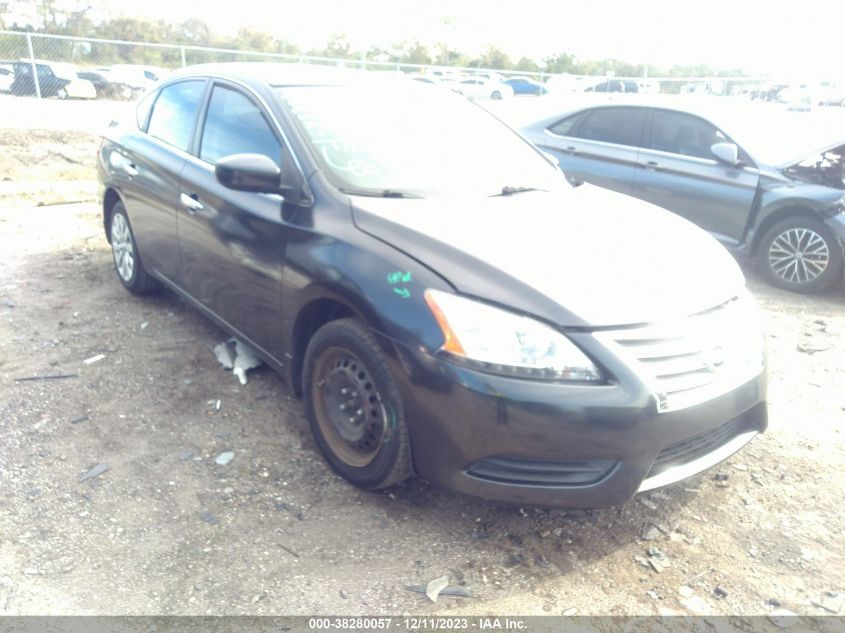 2014 Nissan Sentra S VIN: 3N1AB7AP7EY272998 Lot: 38280057