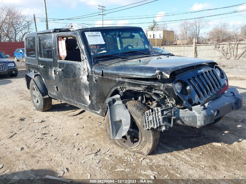 2016 Jeep Wrangler Unlimited Sport VIN: 1C4BJWDG5GL216418 Lot: 38280094