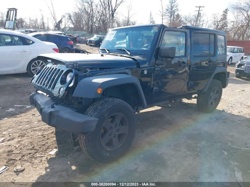 2016 Jeep Wrangler Unlimited Sport VIN: 1C4BJWDG5GL216418 Lot: 38280094