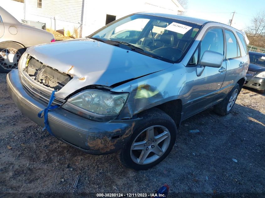 2002 Lexus Rx 300 VIN: JTJHF10UX20248444 Lot: 38280124