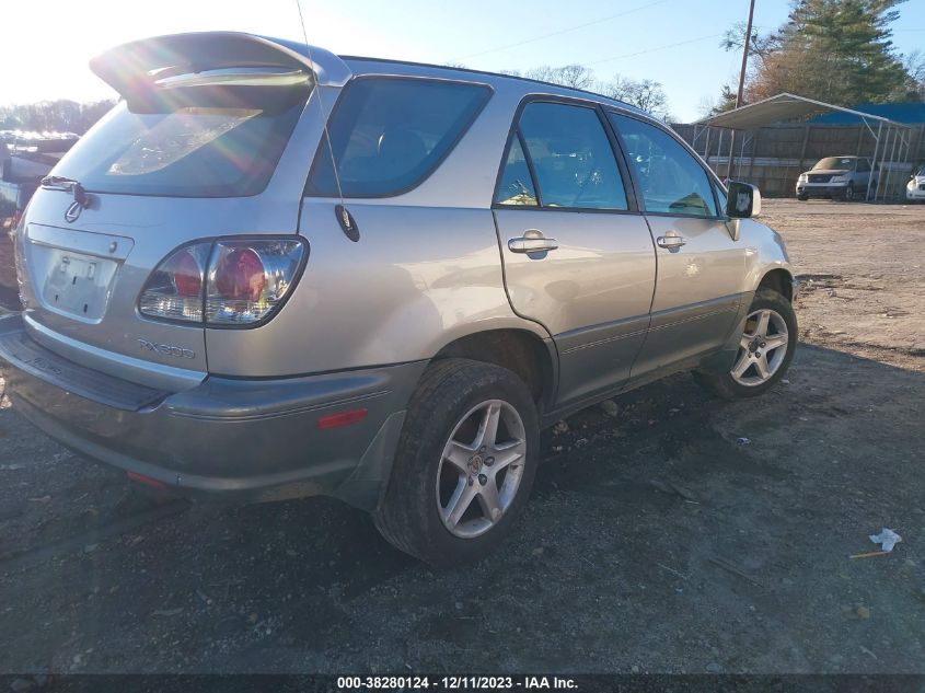 2002 Lexus Rx 300 VIN: JTJHF10UX20248444 Lot: 38280124