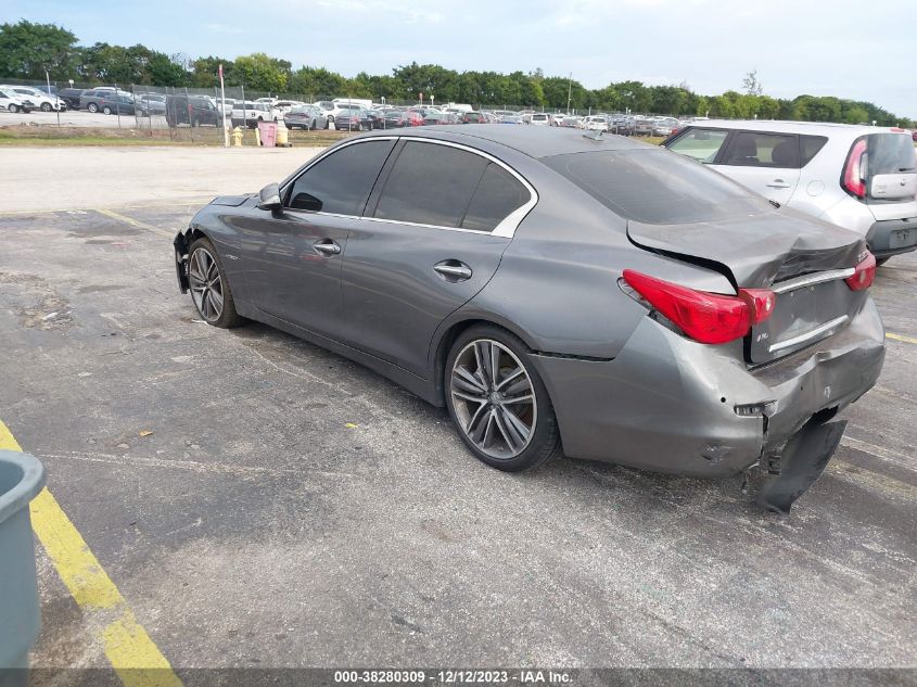 2014 Infiniti Q50 Hybrid Premium/Sport VIN: JN1AV7AR3EM703056 Lot: 38280309