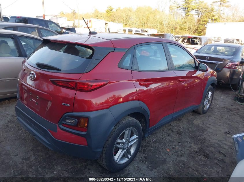 2019 Hyundai Kona Se VIN: KM8K1CAA0KU345129 Lot: 38280342