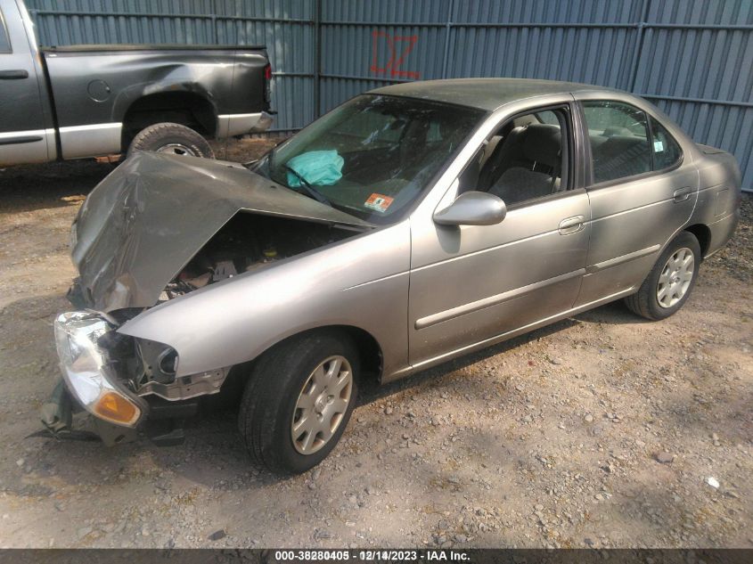 2000 Nissan Sentra Gxe/Xe VIN: 3N1CB51D4YL334734 Lot: 38280405