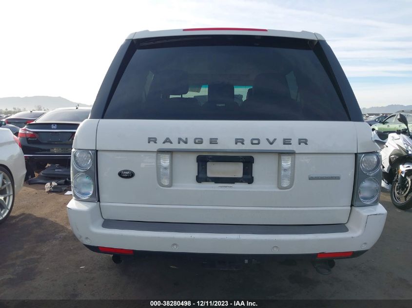 2008 Land Rover Range Rover Supercharged VIN: SALMF13428A274027 Lot: 38280498