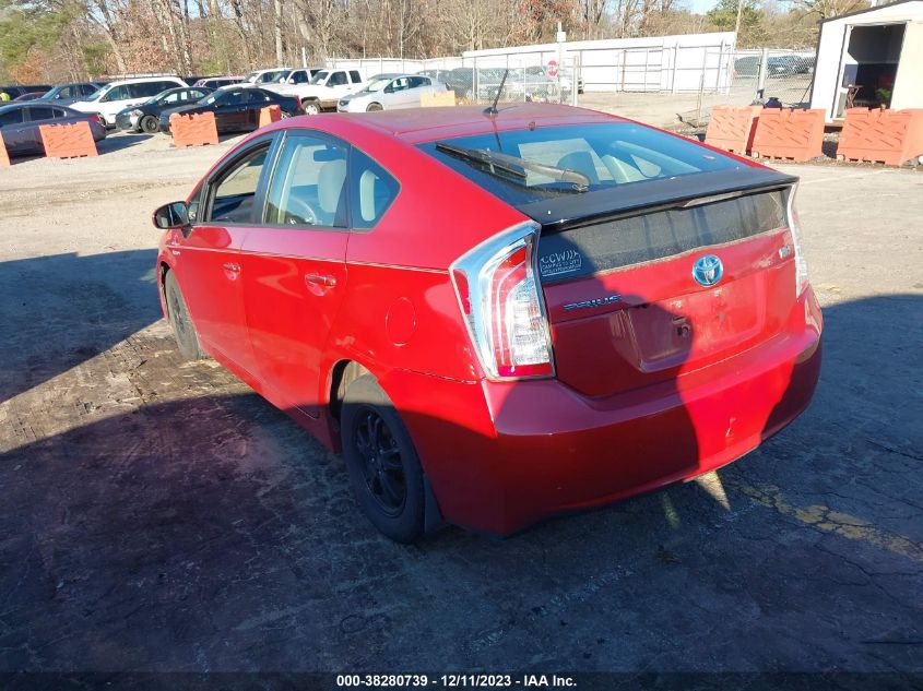 2013 Toyota Prius Two VIN: JTDKN3DU6D5568920 Lot: 38280739