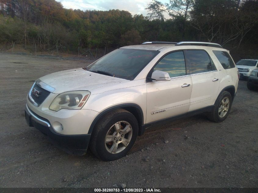 2008 GMC Acadia Slt1 VIN: 1GKER23728J261186 Lot: 38280753