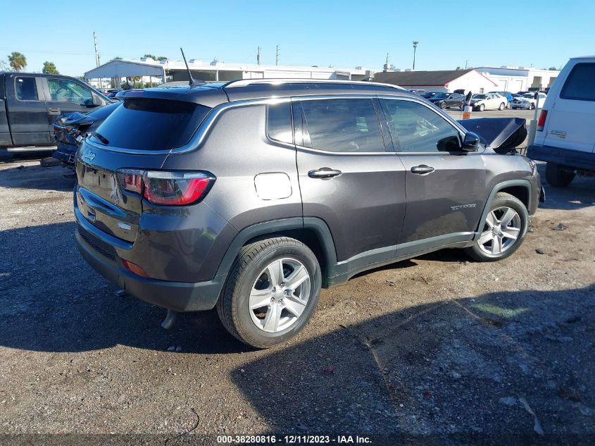 2022 Jeep Compass Latitude VIN: 3C4NJCBB7NT139183 Lot: 38280816