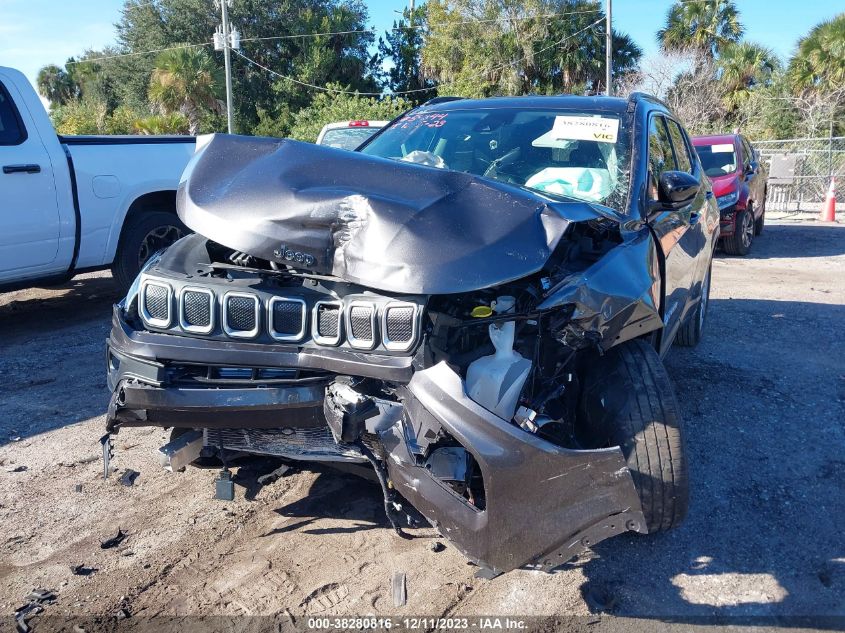 2022 Jeep Compass Latitude VIN: 3C4NJCBB7NT139183 Lot: 38280816