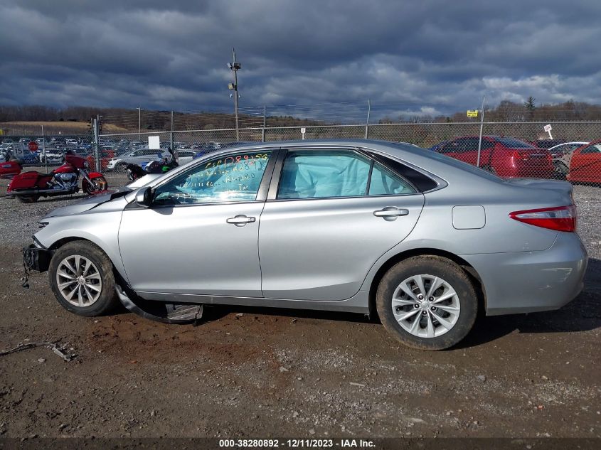 2016 Toyota Camry Le VIN: 4T4BF1FK5GR547596 Lot: 38280892