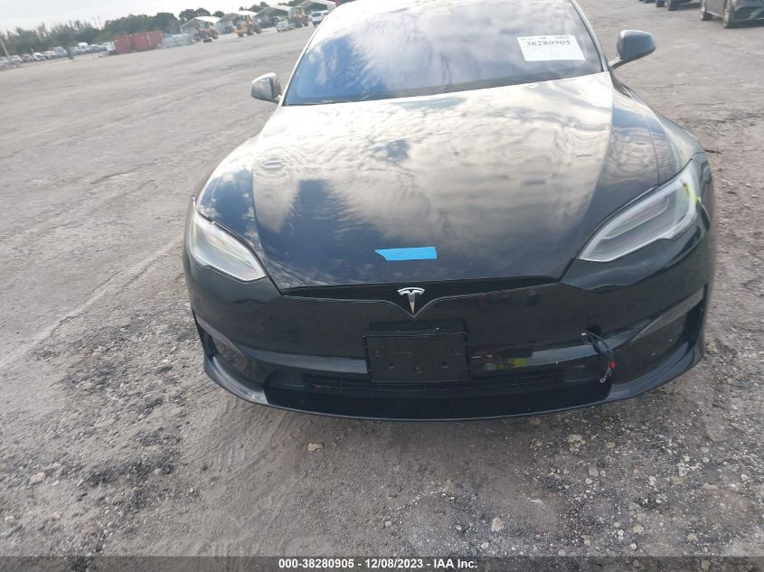 2022 Tesla Model S Dual Motor All-Wheel Drive VIN: 5YJSA1E52NF468885 Lot: 38280905