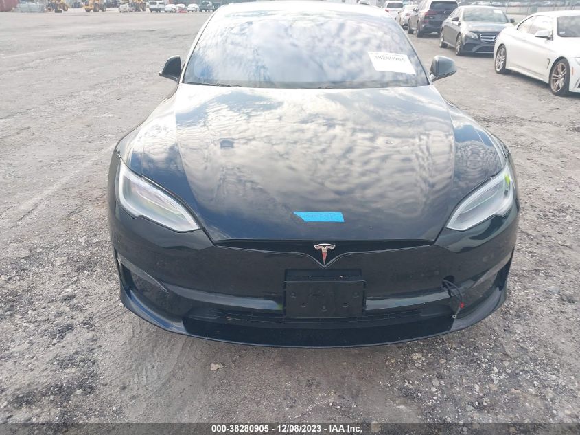 2022 Tesla Model S Dual Motor All-Wheel Drive VIN: 5YJSA1E52NF468885 Lot: 38280905