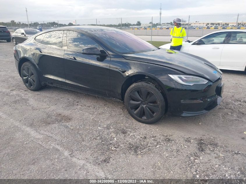 2022 Tesla Model S Dual Motor All-Wheel Drive VIN: 5YJSA1E52NF468885 Lot: 38280905