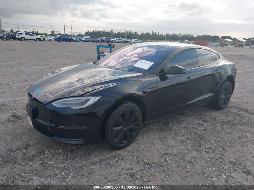 2022 Tesla Model S Dual Motor All-Wheel Drive VIN: 5YJSA1E52NF468885 Lot: 38280905