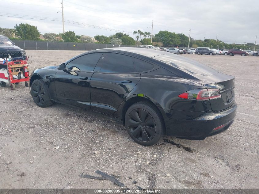 2022 Tesla Model S Dual Motor All-Wheel Drive VIN: 5YJSA1E52NF468885 Lot: 38280905