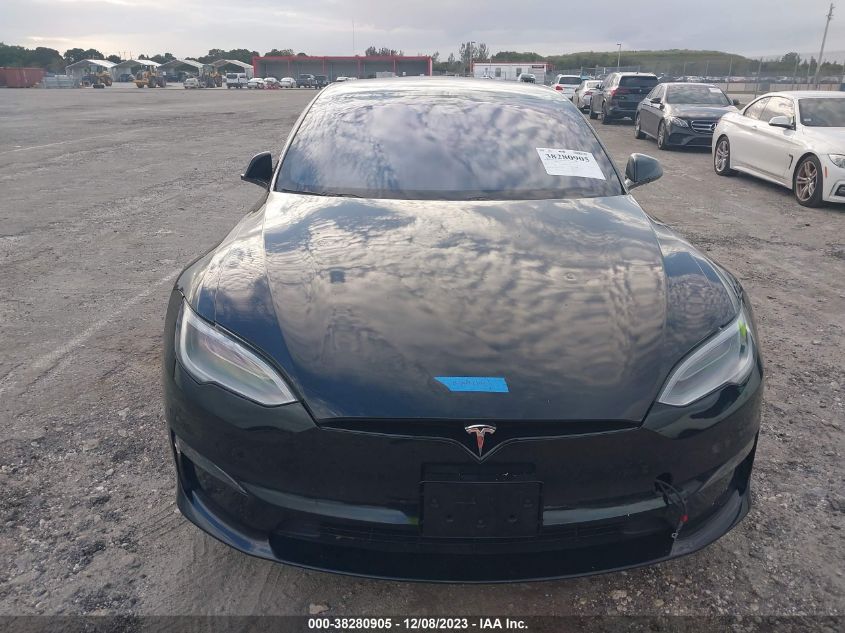 2022 Tesla Model S Dual Motor All-Wheel Drive VIN: 5YJSA1E52NF468885 Lot: 38280905