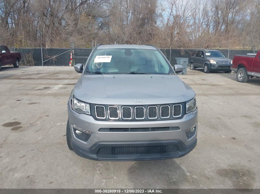 2019 Jeep Compass Latitude Fwd VIN: 3C4NJCBB8KT614173 Lot: 38280918