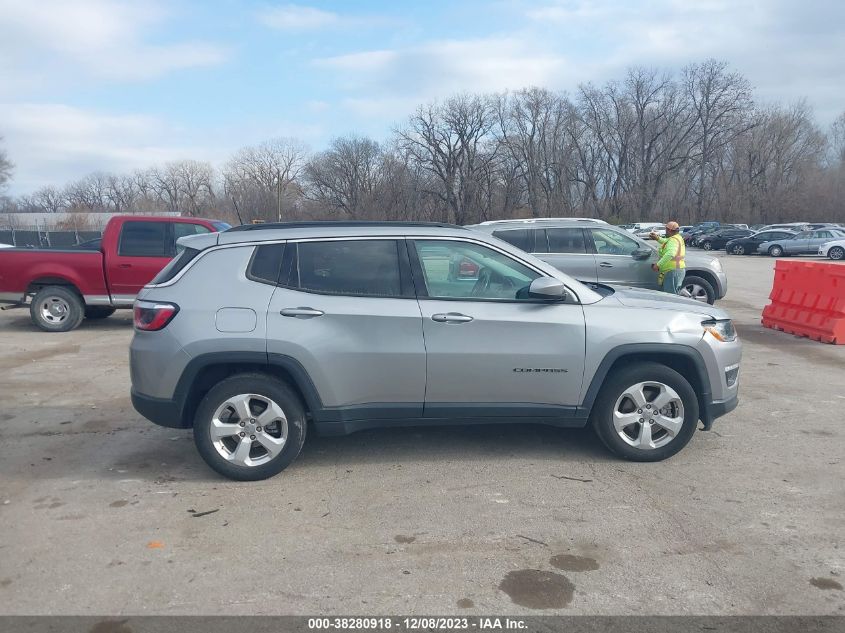 2019 Jeep Compass Latitude Fwd VIN: 3C4NJCBB8KT614173 Lot: 38280918