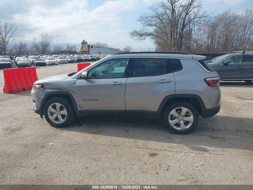 2019 Jeep Compass Latitude Fwd VIN: 3C4NJCBB8KT614173 Lot: 38280918