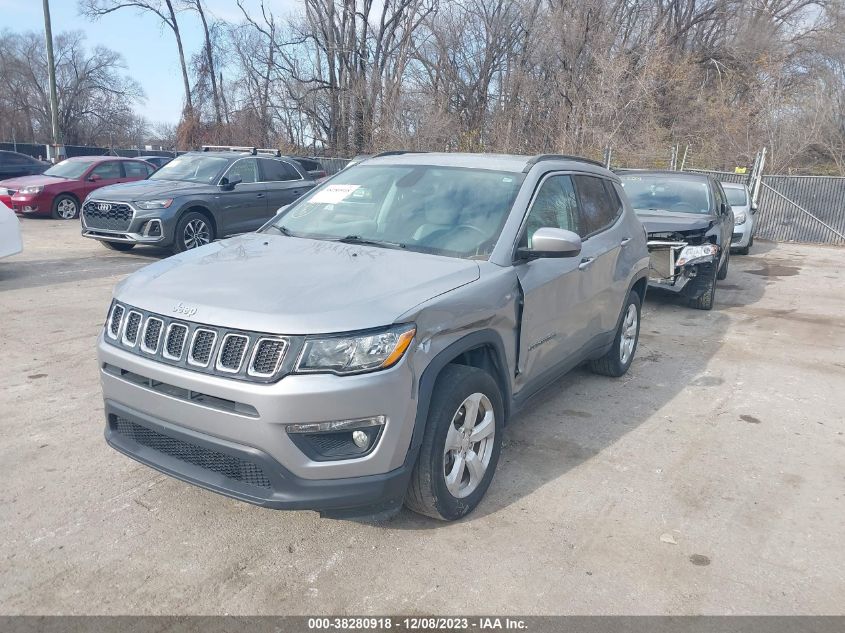 2019 Jeep Compass Latitude Fwd VIN: 3C4NJCBB8KT614173 Lot: 38280918