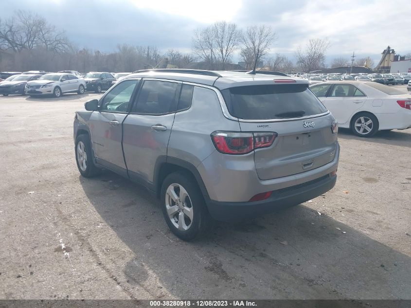 2019 Jeep Compass Latitude Fwd VIN: 3C4NJCBB8KT614173 Lot: 38280918