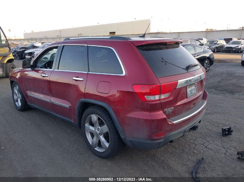 2012 Jeep Grand Cherokee Overland VIN: 1C4RJFCTXCC328851 Lot: 38280952