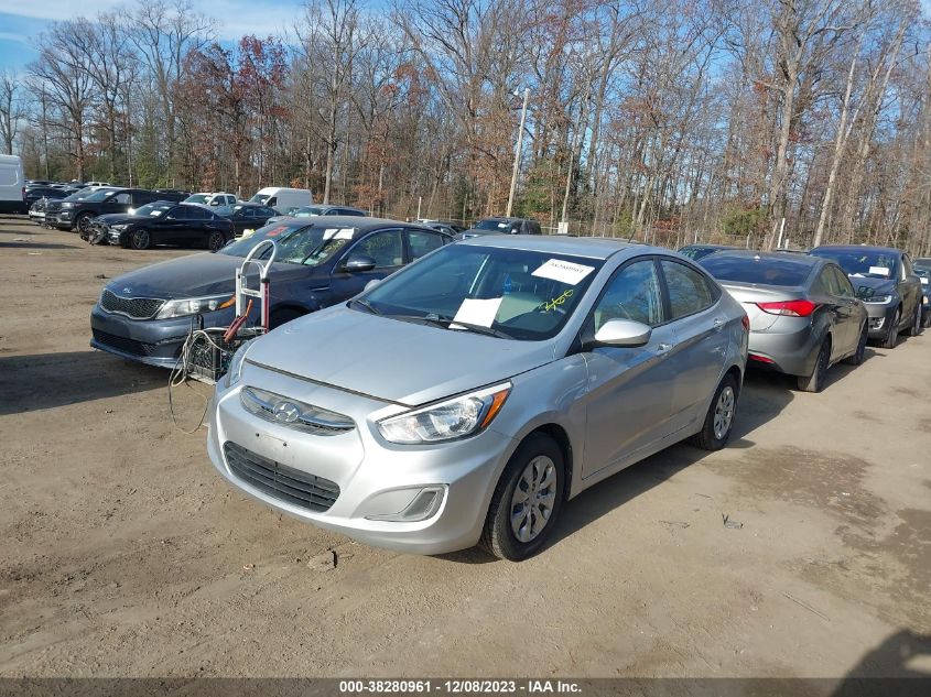 2016 Hyundai Accent Se VIN: KMHCT4AE7GU029581 Lot: 38280961