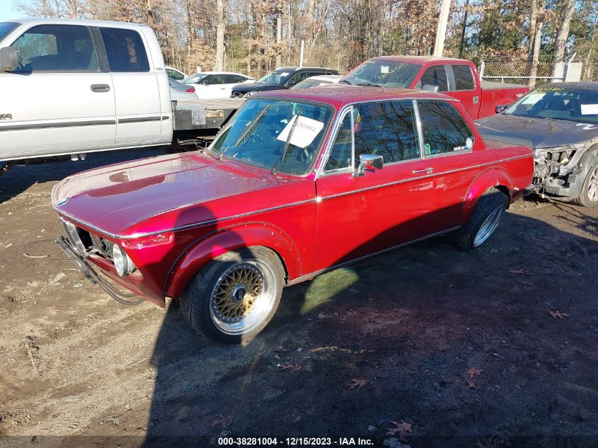 1974 BMW 2002 VIN: 2782622 Lot: 38281004