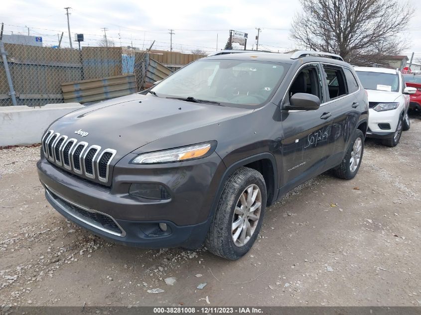 2017 Jeep Cherokee Limited 4X4 VIN: 1C4PJMDS2HW598549 Lot: 38281008