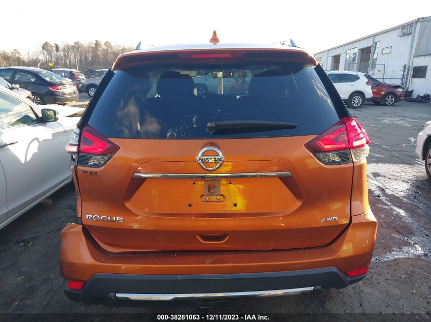 2017 Nissan Rogue S VIN: JN8AT2MV2HW021684 Lot: 38281063