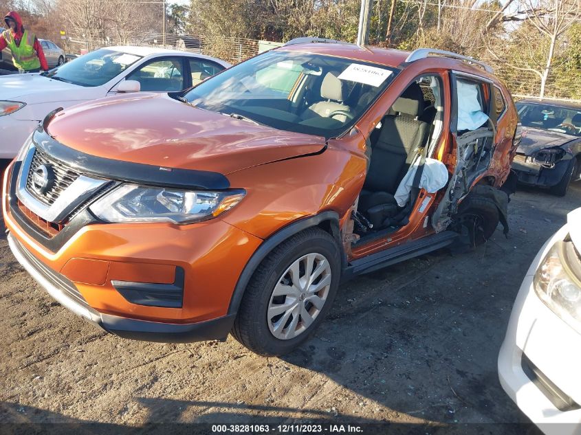 2017 Nissan Rogue S VIN: JN8AT2MV2HW021684 Lot: 38281063