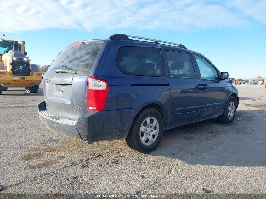 2008 Kia Sedona Lx VIN: KNDMB233786237445 Lot: 38281072