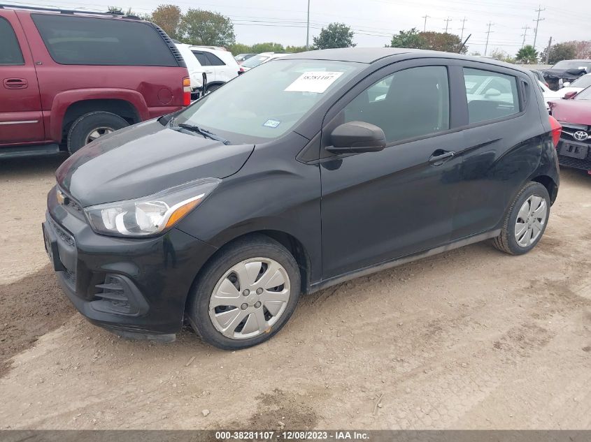 2017 Chevrolet Spark Ls Cvt VIN: KL8CB6SA3HC775198 Lot: 38281107