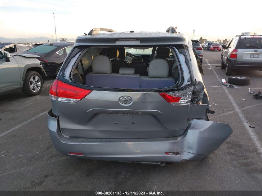 2011 Toyota Sienna Le VIN: 5TDKK3DC4BS007686 Lot: 38281133